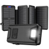 iBattery YD-820SW з дод. панелями, ліхтариком та бездротовою зарядкою QI 26800 mAh black - зображення 4