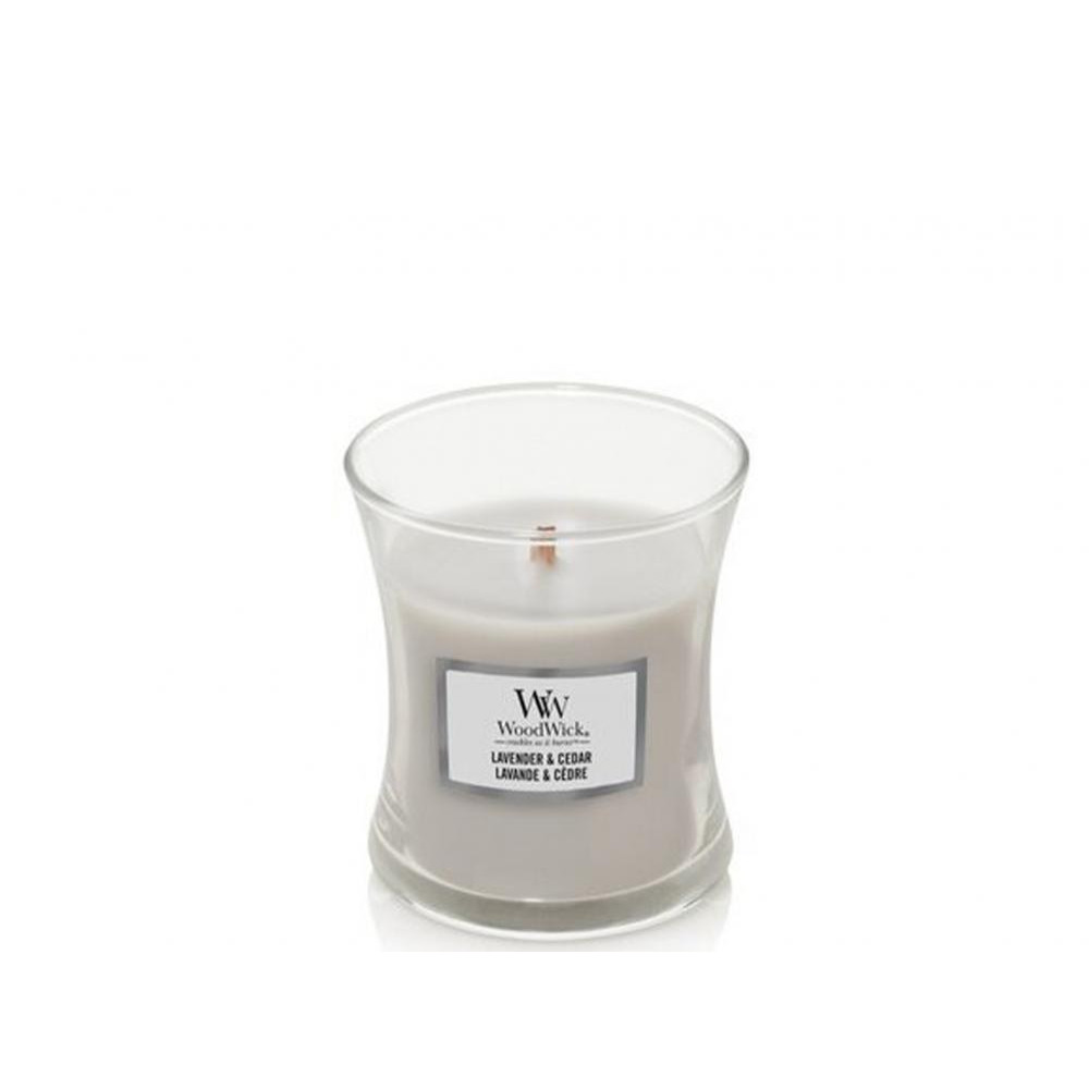 WoodWick Ароматична свіча  Mini Lavender & Cedar 85 г (1666278E) - зображення 1