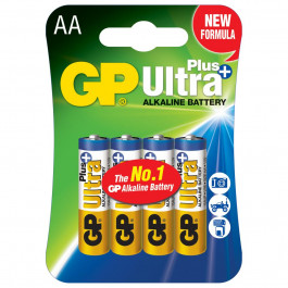 GP Batteries AA bat Alkaline 4шт Ultra Plus (GP15AUPHM-2UE4)