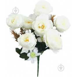  Букет роз пионов искусственных 7050 Цветы от королевы