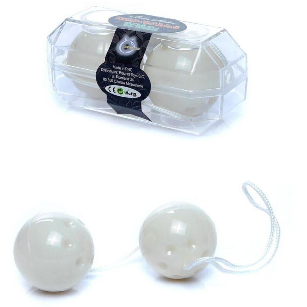 BOSS Вагинальные шарики Duo balls White (BS6700030) - зображення 1
