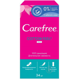 Carefree Прокладки щоденні  with Cotton extract fresh normal 34 шт.