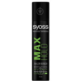 Syoss Лак для волос  для укладки максимальная фиксация 5 Max Hold 75 мл (1809801)