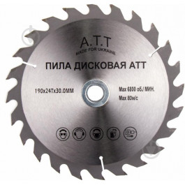 A.T.T. Пиляльний диск 190x30x1.7 Z24