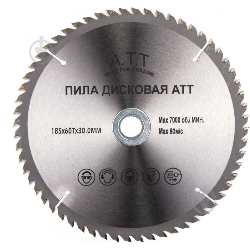 A.T.T. Пиляльний диск A.T.T. 185x30x1.7 Z60 - зображення 1