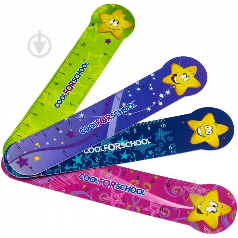 Cool For School Закладки пластикові для книг  Stars, 4 шт. (CF69102) - зображення 1