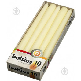 Bolsius Набір свічок 10 шт. кремовий 17х2 см (8711711459026)