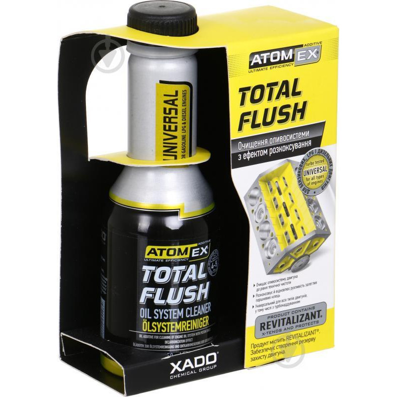 XADO Очисник масляної системи Atomex TotalFlush XA 40613 250 мл - зображення 1