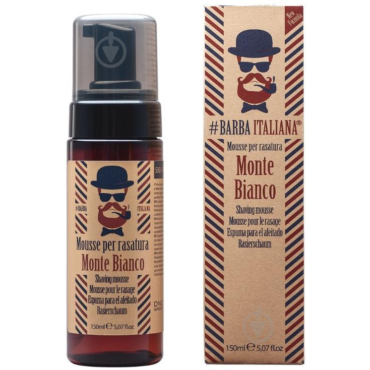Barba Italiana Мус для гоління Monte Bianco 150 мл - зображення 1