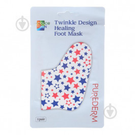 Purederm Маска-носки для ног  Twinkle Design Healing Foot Mask 26 г (8809541190391)