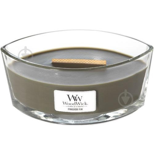 WoodWick Свічка ароматична Ellipse Frasier Fir 453 г (5038581056883) - зображення 1