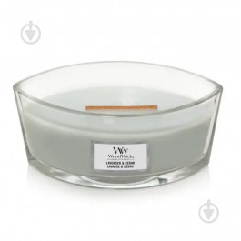 WoodWick Ароматична свічка з ароматом лаванди і кипариса  Ellipse Lavender and Cedar 453 г (5038581103105)