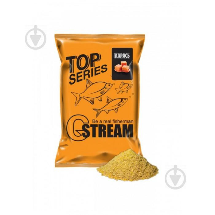 G.Stream Прикормка TOP "Карась" (карамель) 1.0kg - зображення 1