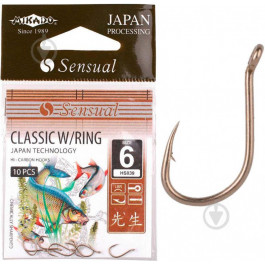 Mikado Sensual Classic W/Riing / Brown / №10 / 10pcs (HS039-10LBR)