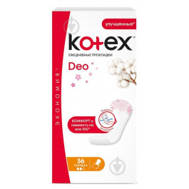 Kotex Прокладки щоденні  Deo normal 56 шт.