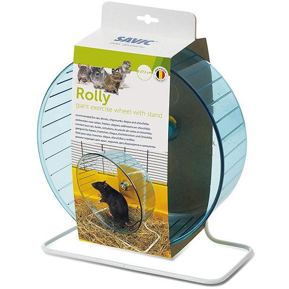 SAVIC Бігове колесо  Rolly Giant + Stand для хом'яків щурів і морських свинок 27.5 см (37009) - зображення 1