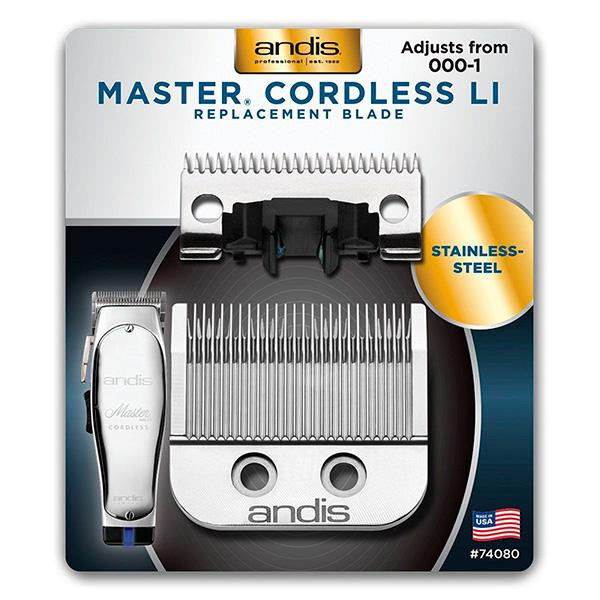 Andis Ніж із нержавіючої сталі на машинку для стрижки Andis Master Cordless MLC size 000-1 - зображення 1