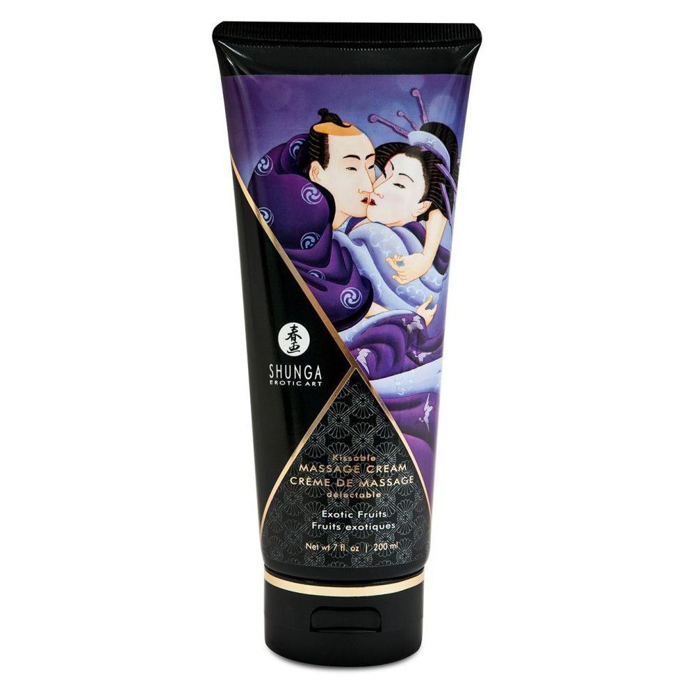 Shunga Kissable Massage Cream Exotic Fruits 200 мл (697309041027) - зображення 1