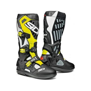 Sidi Мотоботы  Atojo SRS White-Black-Yellow Fluo 43 - зображення 1