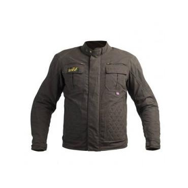 RST Мотокуртка  Classic TT Wax Short III CE Mens Textile Jacket Green 52 - зображення 1