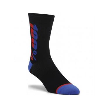 Ride 100% Носки 100% Rythym Merino Wool Performance Socks Black S-M - зображення 1