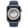 Apple Watch Edition Series 7 LTE 45mm Titanium Case w. Abyss Blue Sport Band (ML8W3+MKUW3) - зображення 2