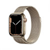 Apple Watch Series 7 GPS + Cellular 41mm Gold Stainless Steel Case with Gold Milanese Loop (MKHH3) - зображення 1