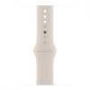 Apple Watch Series 7 GPS + Cellular 41mm Silver Stainless Steel Case w. Starlight Sport Band (MKHE3) - зображення 3