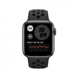 Apple Watch Nike SE GPS + Cellular 44mm Space Gray A. Case w. Anthracite/Black Nike S. Band (MKRX3)