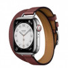 Apple Watch Hermes Series 7 LTE 41mm Silver S. Steel w. Attelage D. Tour Rouge H (MKLK3+MKG23) - зображення 1