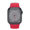 Apple Watch Series 8 GPS 41mm Midnight Aluminum Case w. (PRODUCT)RED Sport Band S/M (MNPC3+MP703) - зображення 2