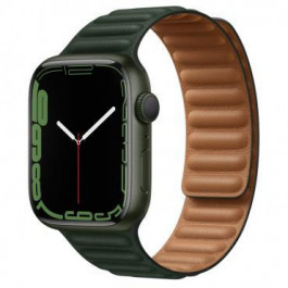 Apple Watch Series 7 GPS 45mm Green Aluminum Case w. Sequoia Green L. Link M/L (MKNQ3+ML803)
