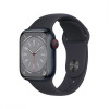 Apple Watch Series 8 GPS + Cellular 41mm Midnight Aluminum Case w. Midnight Sport Band (MNHV3) - зображення 1