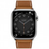 Apple Watch Series 7 Hermes LTE 45mm Sil. S.Steel Case w. Fauve S.Leather S.Tour Dep.Buckle (MKMG3+MKGE3) - зображення 2