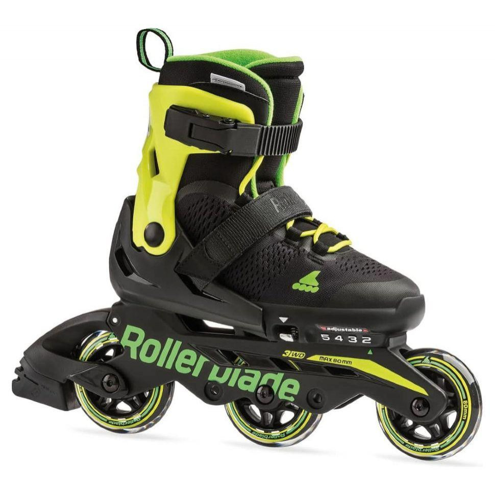 Rollerblade Microblade 3WD / размер 28-32 black/lime (079580001A1 28-32) - зображення 1