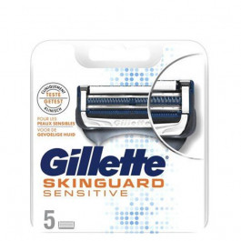 Gillette Змінні касети (леза)  SkinGuard Sensitive 5 шт 7702018487721
