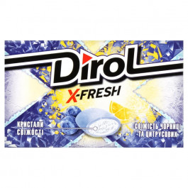 Dirol Гумка жувальна  X-Fresh Чорниця, 18 г (763785)