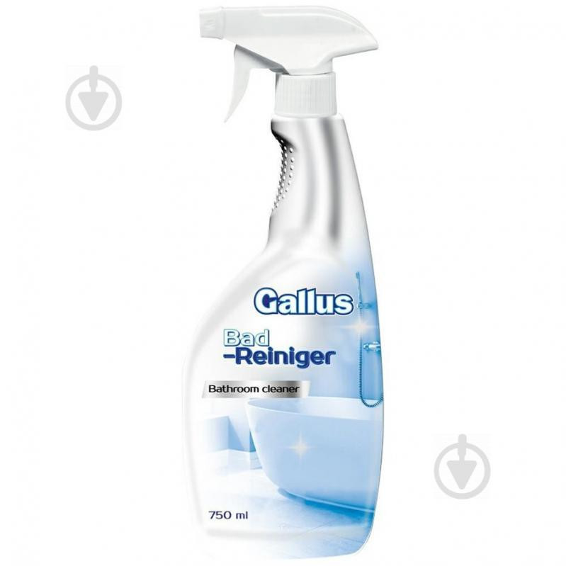 Gallus Средство для чистки ванных комнат  Bad-Reiniger 750 мл (4251415300636) - зображення 1