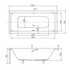 Besco Панель для ванны PMD PIRAMIDA QUADRO 180x80 комплект (передняя+ боковая) (QUADRO/180/80) - зображення 3
