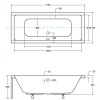 Besco Панель для ванны PMD PIRAMIDA QUADRO 175x80 комплект (передняя+ боковая) (QUADRO/175/80) - зображення 3