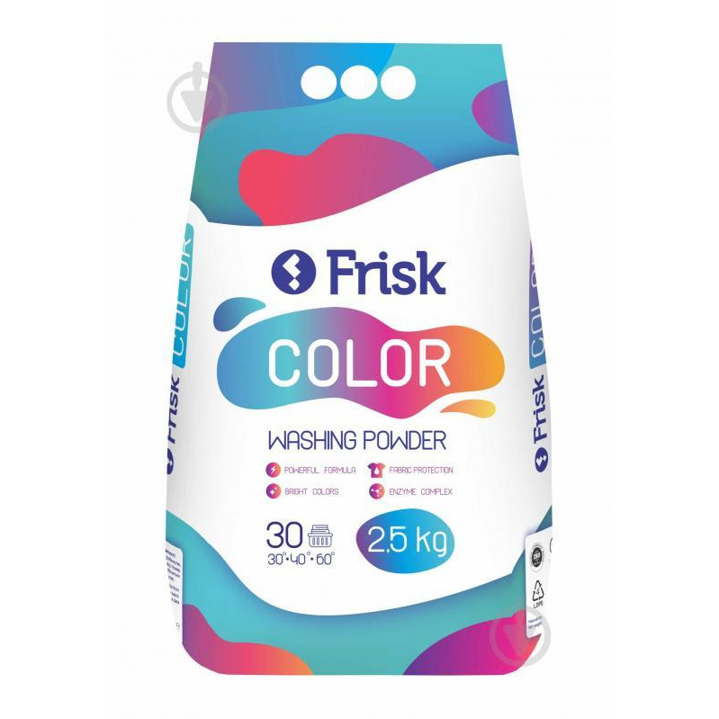 Frisk Порошок для прання  Color 2.5 кг (4820197121137) - зображення 1