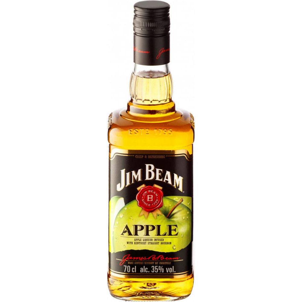 Jim Beam Віскі яблучний  Apple 0.7л (DDSBS1B004) - зображення 1