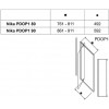 Ravak Pivot PDOP1-90 белый+Transparent 03G70100Z1 - зображення 2