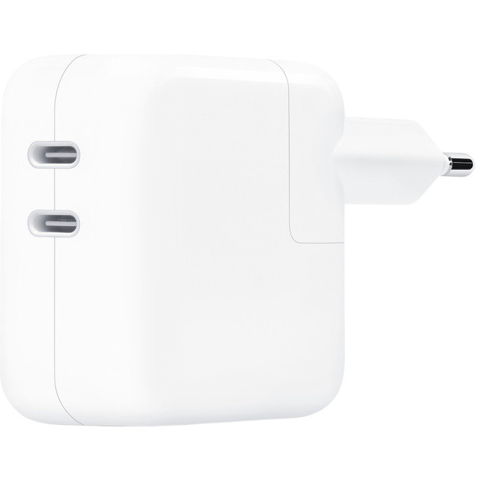 Apple 35W Dual USB-C Port Power Adapter (MNWP3) - зображення 1