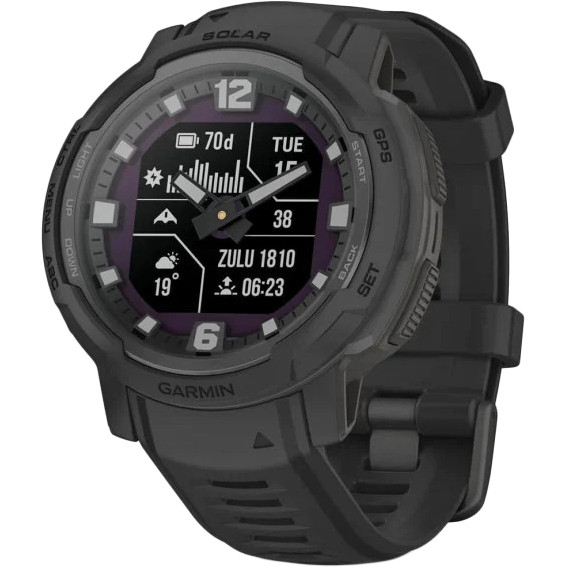 Garmin Instinct Crossover Solar - Tactical Edition Black (010-02730-10/00) - зображення 1