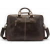 Vintage Вместительная мужская сумка - портфель из винтажной кожи Крейзи  (14881) - зображення 3