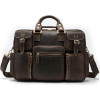 Vintage Вместительная мужская сумка - портфель из винтажной кожи Крейзи  (14881) - зображення 4