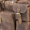 Vintage Вместительная мужская сумка - портфель из винтажной кожи Крейзи  (14881) - зображення 6