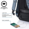 XD Design Bobby Hero Small anti-theft backpack / light blue (P705.709) - зображення 7