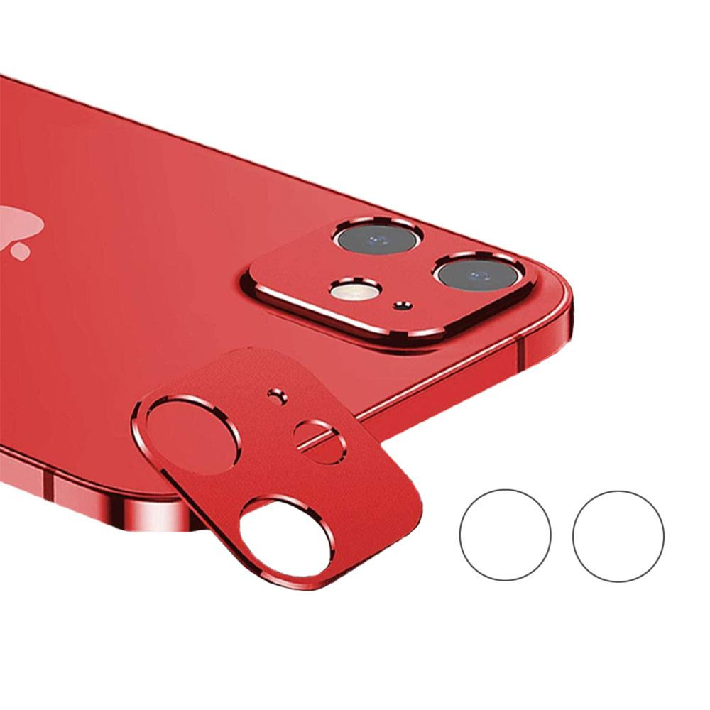 Epik Захисна рамка зі склом на задню камеру  Screen Saver для Apple iPhone 12 red - зображення 1